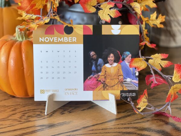 November Calendar on Stand