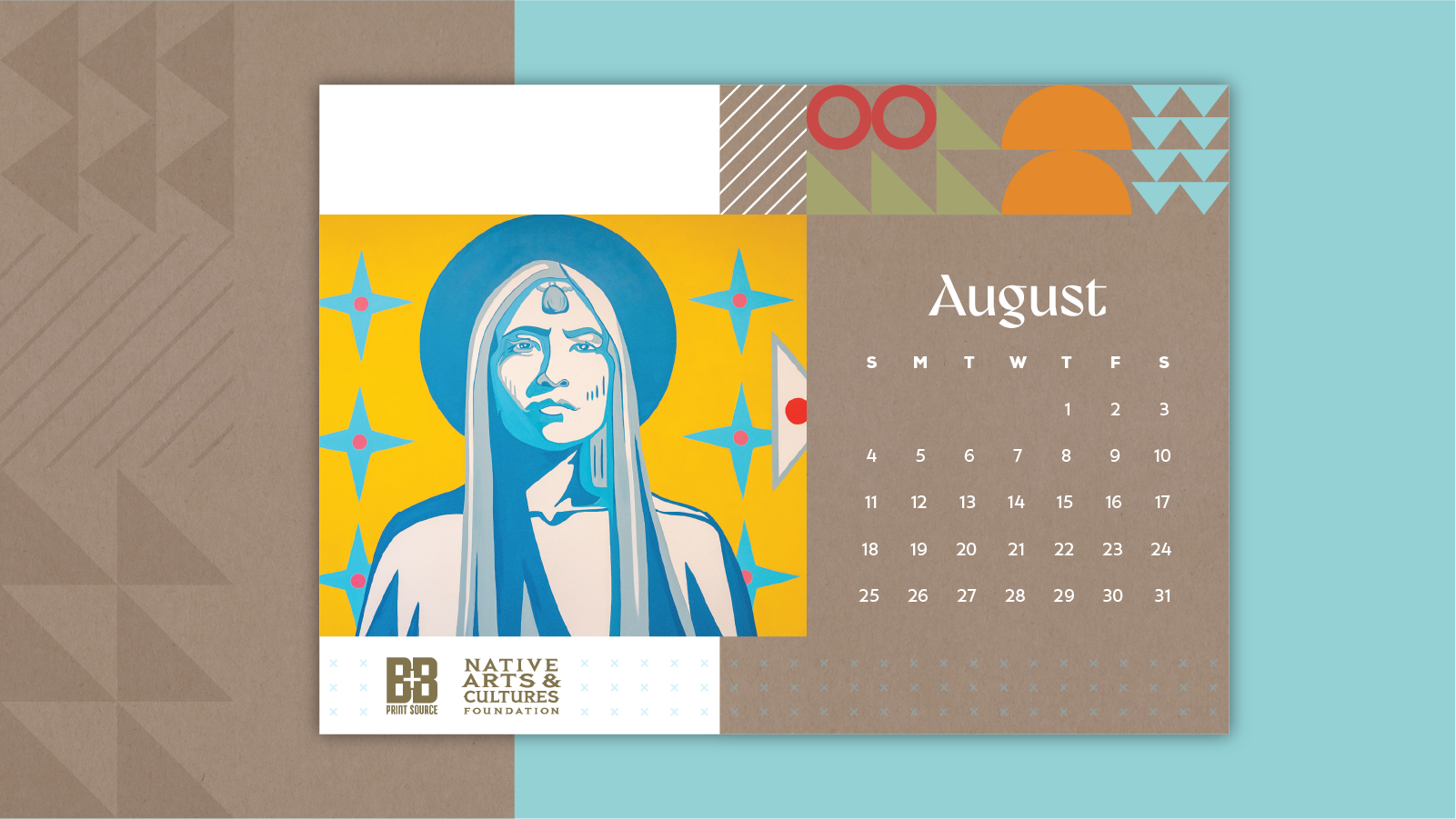Lynnette Haozous - August 2024 Calendar Community Desk Calendar