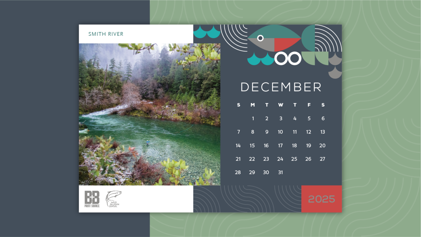 SMITH RIVER, CA - DECEMBER 2025 CALENDAR