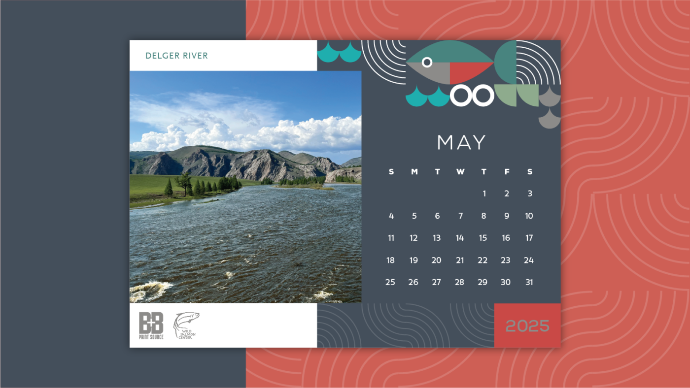DELGER RIVER - MAY 2025 CALENDAR