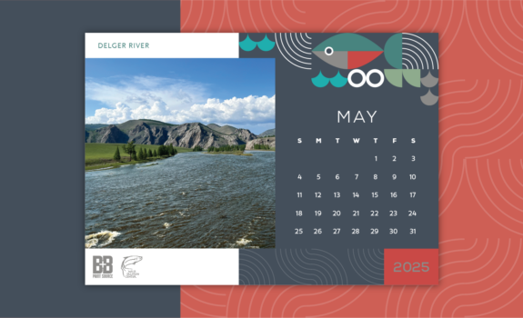 DELGER RIVER - MAY 2025 CALENDAR