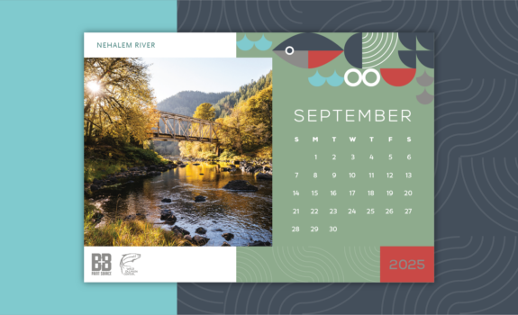 NEHALEM RIVER, OR - SEPTEMBER 2025 CALENDAR