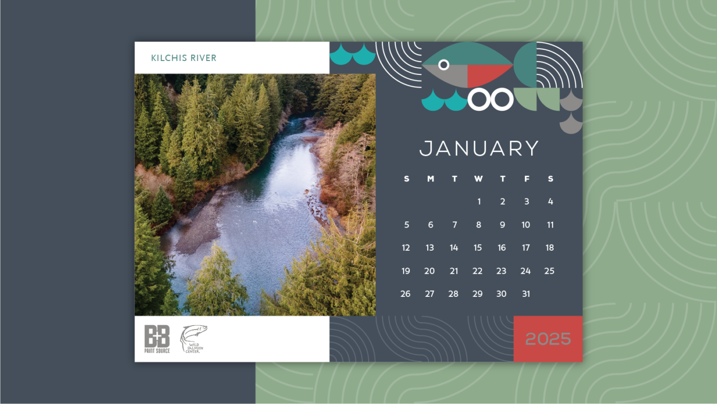 January Salmon Calendar